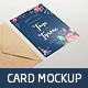 Invitation Card Mockup v.3 - GraphicRiver Item for Sale