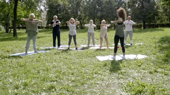 Stretching Exercises Outside