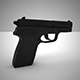 Low Poly 9mm Pistol - 3DOcean Item for Sale