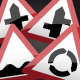 UK Road Signs: Warnings 1 - GraphicRiver Item for Sale