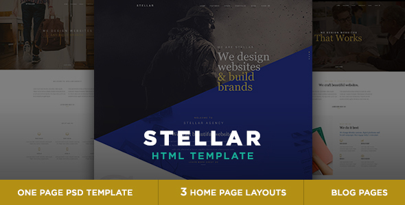 Stellar - One page multipurpose html template