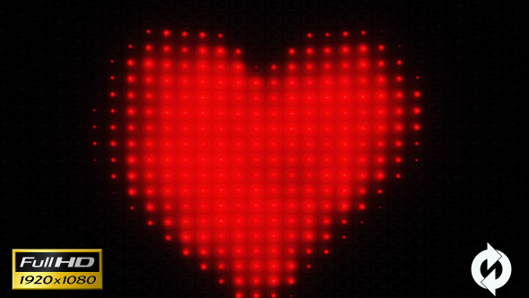 Heart with Lights VJ - 3