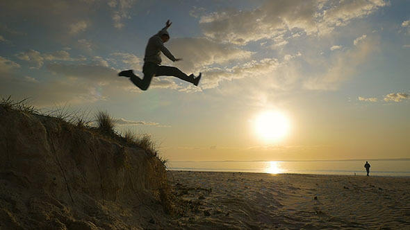 Jumping through the Sunrise