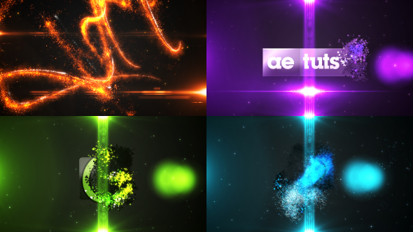 Glowing Particle Logo Reveal 12