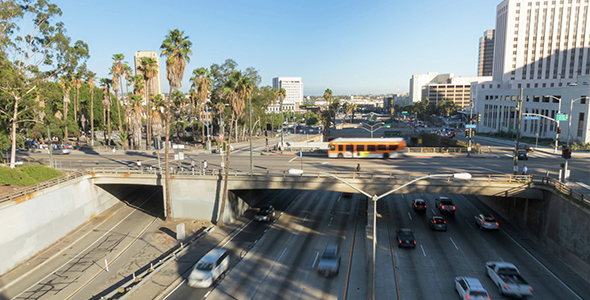 Downtown Los Angeles Traffic alt