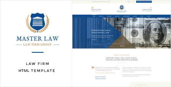 Law Master - Attorney & Lawyer HTML Template