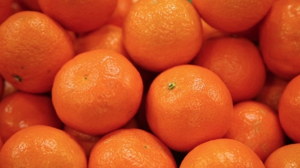 Ripe Tangerines Citrus Fruits