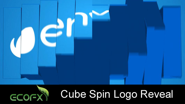 Cube Spin Logo Reveal alt