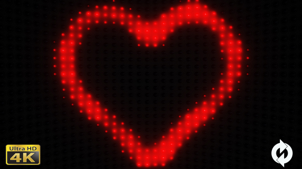 Heart with Lights VJ - 4 alt