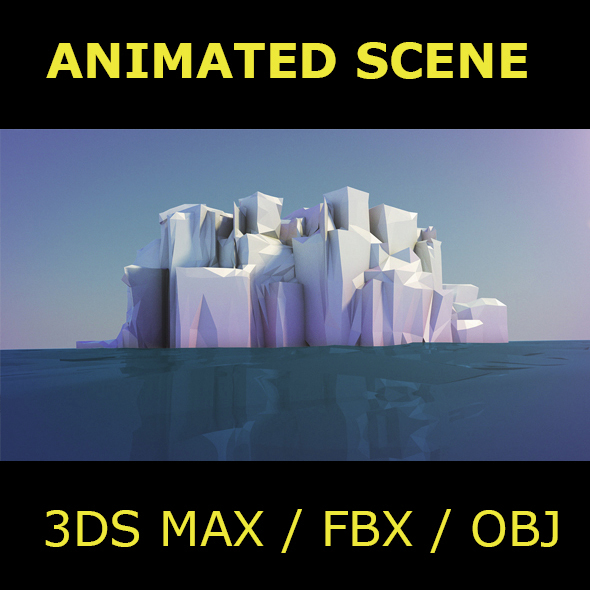 Iceberg Animated Scene