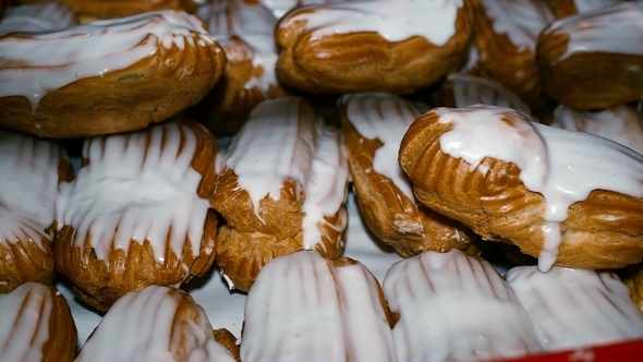 Ready-made Cakes In a Candy Store