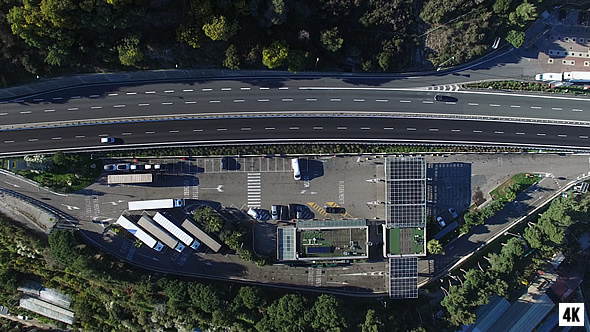 Gas Station on Highway