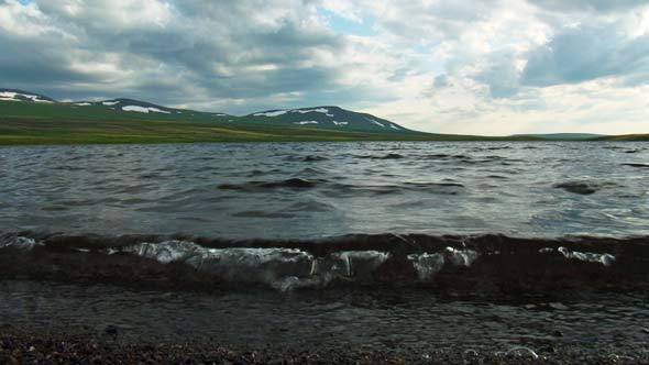 Lake and Mountains in North