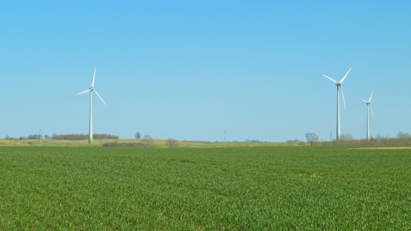 Green Field And Wind Power