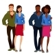 Couples Of Young People. - GraphicRiver Item for Sale