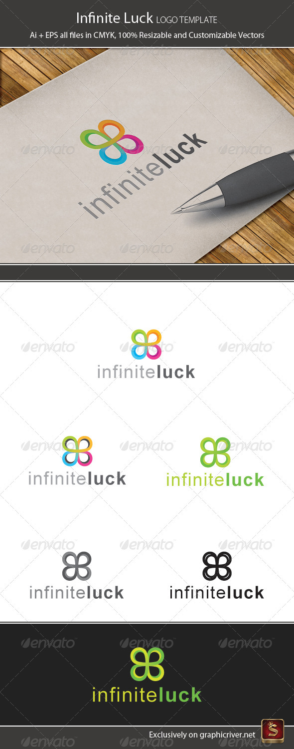 Infinite Luck Logo Template