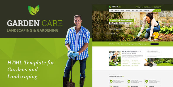 Garden Care - Gardening and Landscaping HTML Template