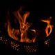 Wood in a Fire at Night - VideoHive Item for Sale