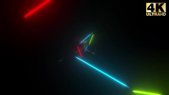 4k Colorfull Laser Tunnel