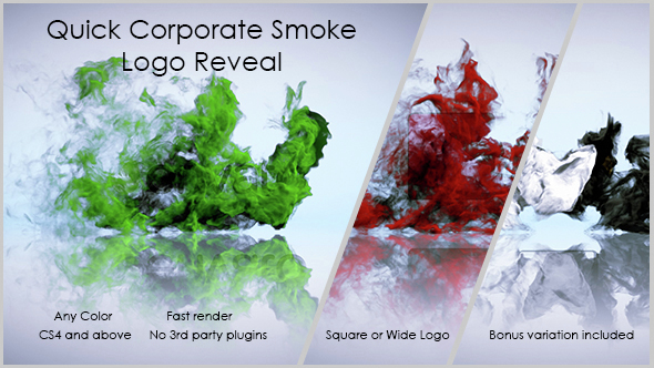 Quick Corporate Smoke Logo Reveal alt