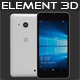 Microsoft Lumia 550 White - 3DOcean Item for Sale