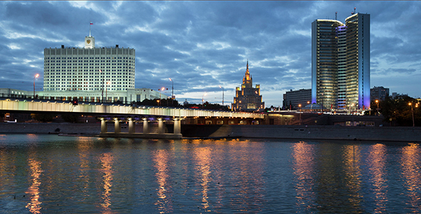 Moscow Russia City Center View