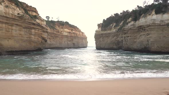 Empty Coast Loch Ard Gorge 12 Apostles Coast and Hinterland Port Campbell tourism affected by Covid-