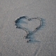 Heart Drawn On The Sand Erasing Wave - VideoHive Item for Sale