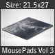 Mouse Pad Mockups - 21.5 x 27 - Corner Type 3 - GraphicRiver Item for Sale