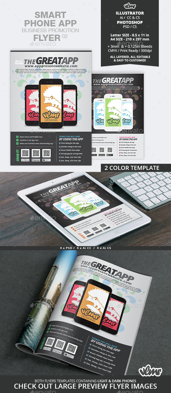 Smart Phone App Business Promotion Flyer 02
