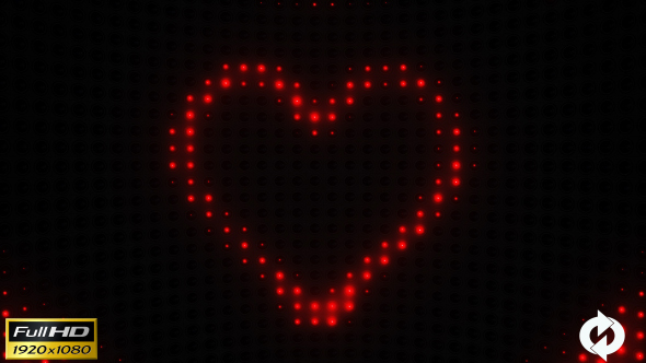 Heart with Lights VJ - 6