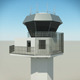 Airport Control Tower - 3DOcean Item for Sale