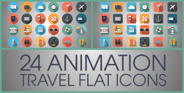 Travel Flat Icons