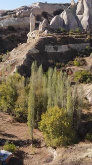 Cappadocia Landscape Aerial View