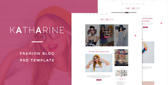 Katharine : Fashio Blog PSD Template