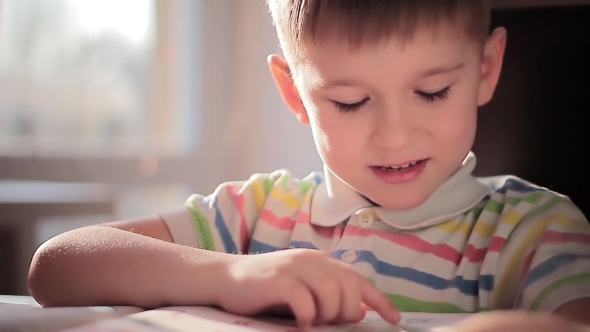 The Child Learns to Read a Book