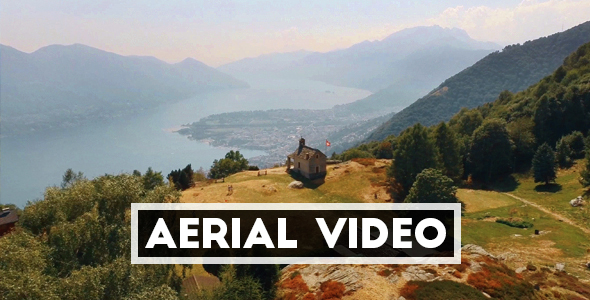 Aerial Video of Alp in Switzerland