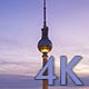TV Tower Berlin - Day to Night - VideoHive Item for Sale