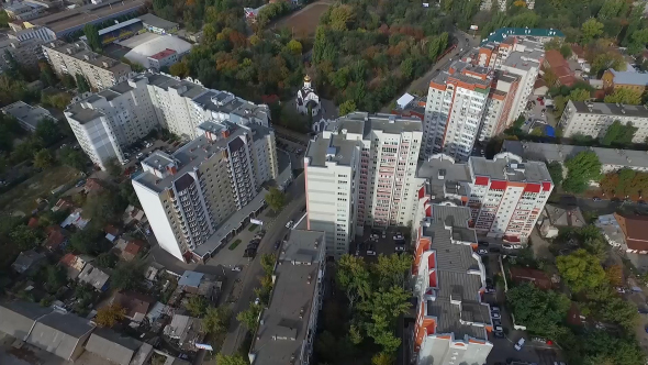 Flight over the City