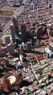 Bogota Colombia Vertical Footage