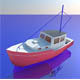 BOAT low poly - 3DOcean Item for Sale
