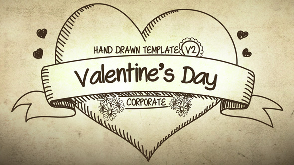 Valentine's Day - Corporate (Hand Drawn Template V2) alt