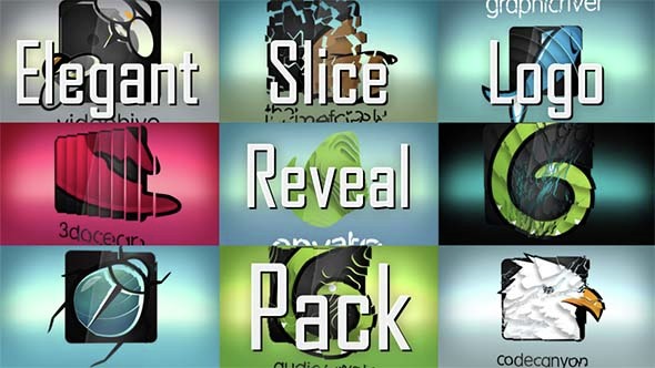 Elegant Slice Logo Reveal Pack