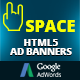 HTML5 Animated Banner Templates | «Space banner» | Edge Animate - CodeCanyon Item for Sale