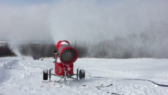 Snowmaking Is The Production of Snow  on Ski Slopes.