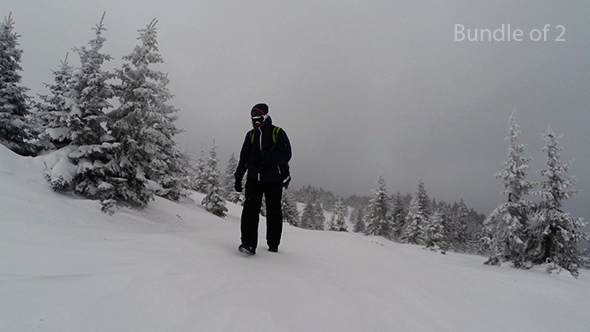 Extreme Mountain Trail in Winter