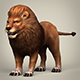 Game Ready Realistic Lion - 3DOcean Item for Sale