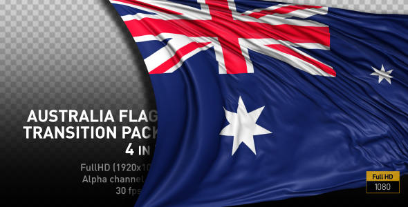 Australia Flag Transitions