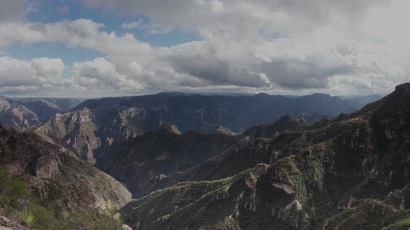 Loopable Fast Timelpase of the Copper Canyon in Mexico