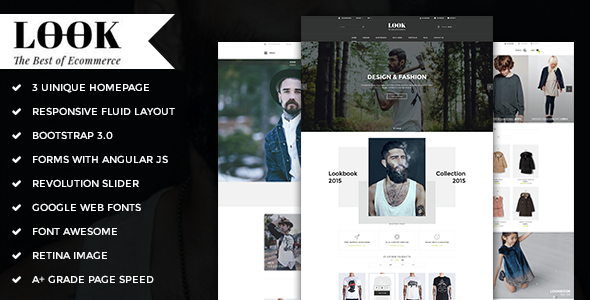 Look - Responsive E-commerce HTML5 Template